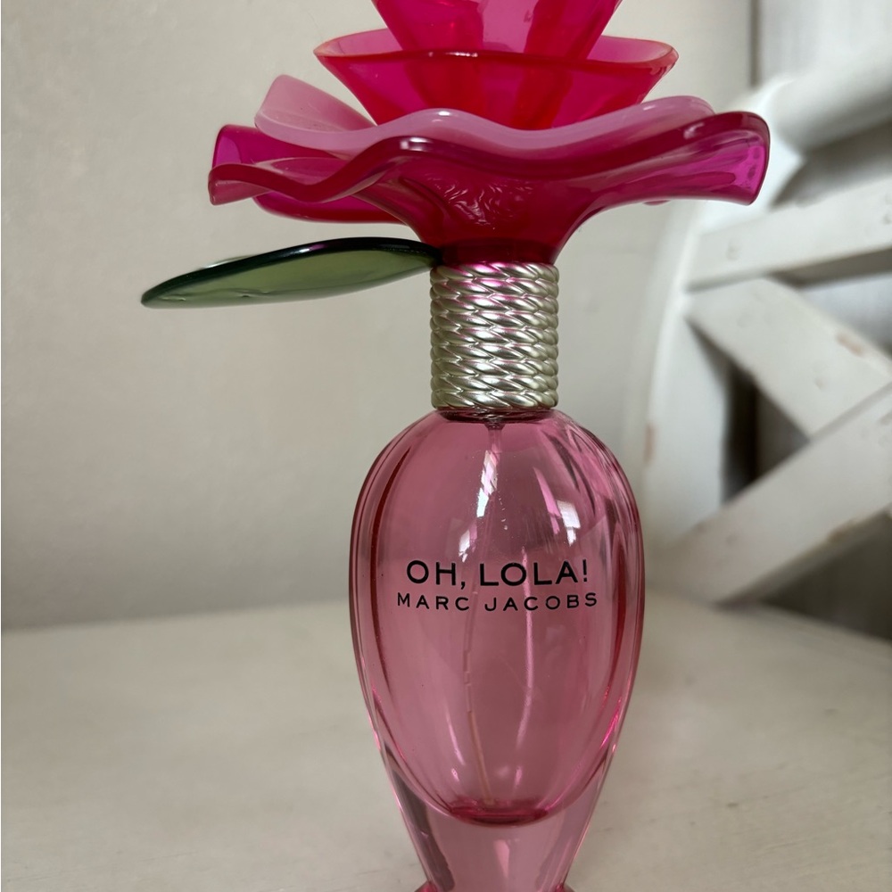 Marc Jacobs Pink and Green Empty Perfume Bottle